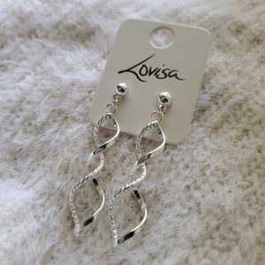 Silver Drop Earrings